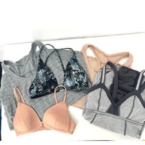 Lululemon Lot Bundle Tanks and Bikini Top Sizes XS - M 2-8